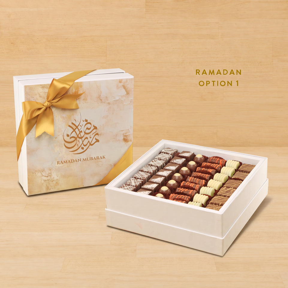 Ramadan Eid Mubarak designed premium chocolate hard box