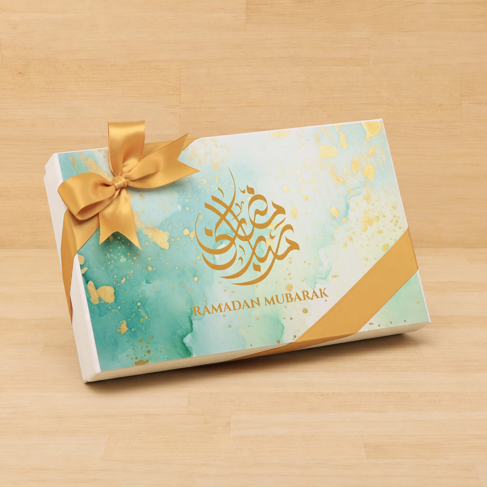 Ramadan Eid Mubarak designed premium chocolate 15P hard box