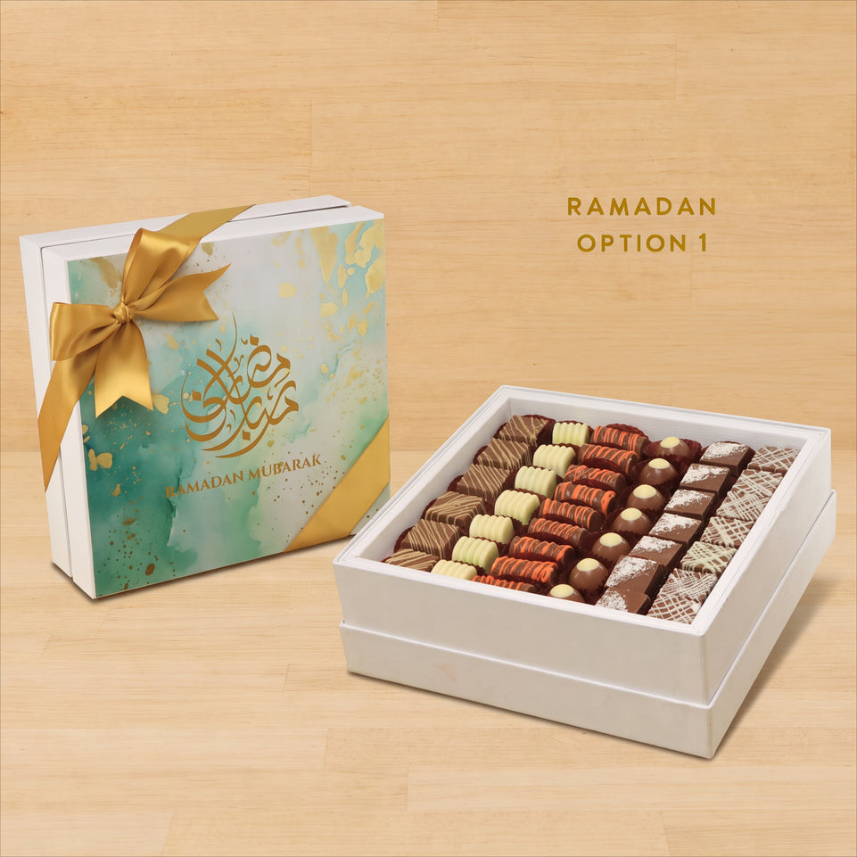 Ramadan Eid Mubarak designed premium chocolate hard box
