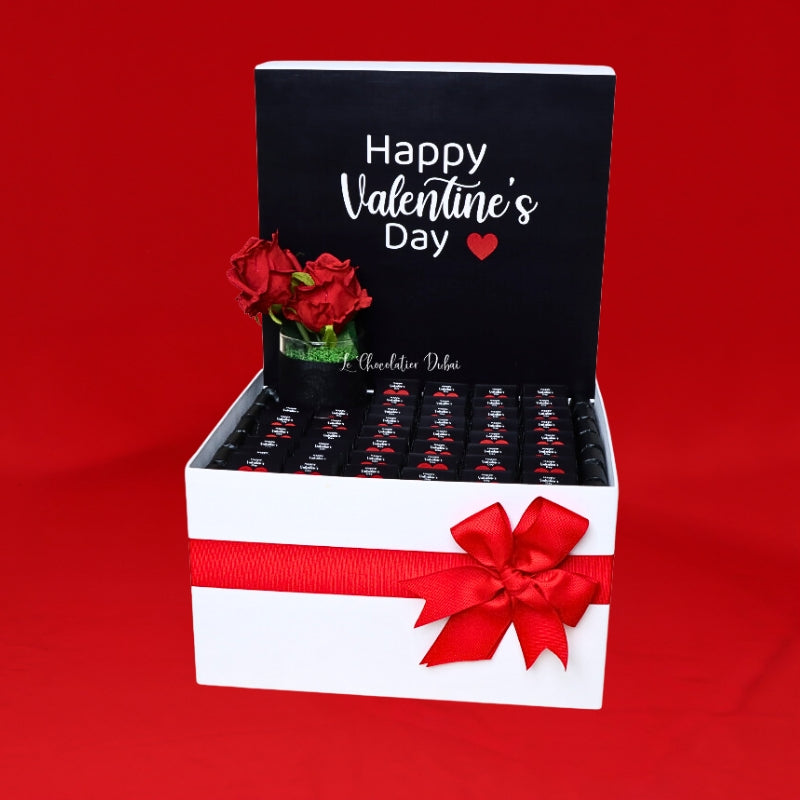 Valentine's customized chocolate extra large hamper