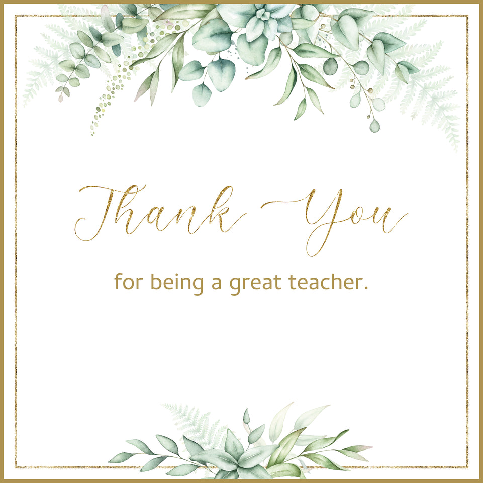 Rustic frame thank you for being a great teacher