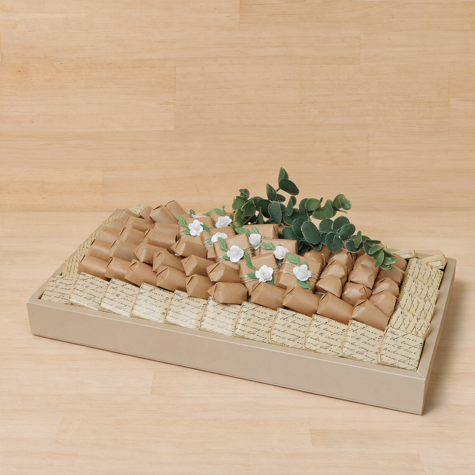 Rustic Theme Designed premium Chocolate medium Leather Tray