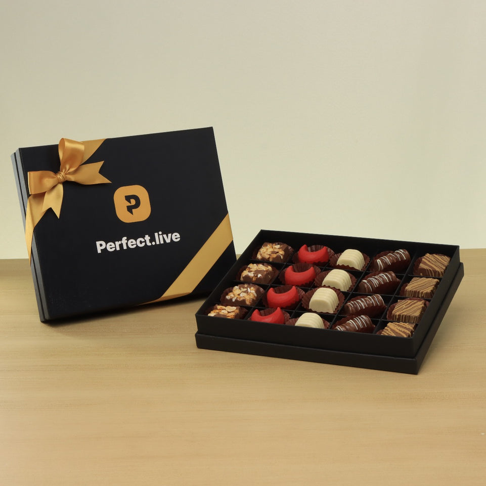 Set of 3 corporate customized premium chocolate 20P hard box