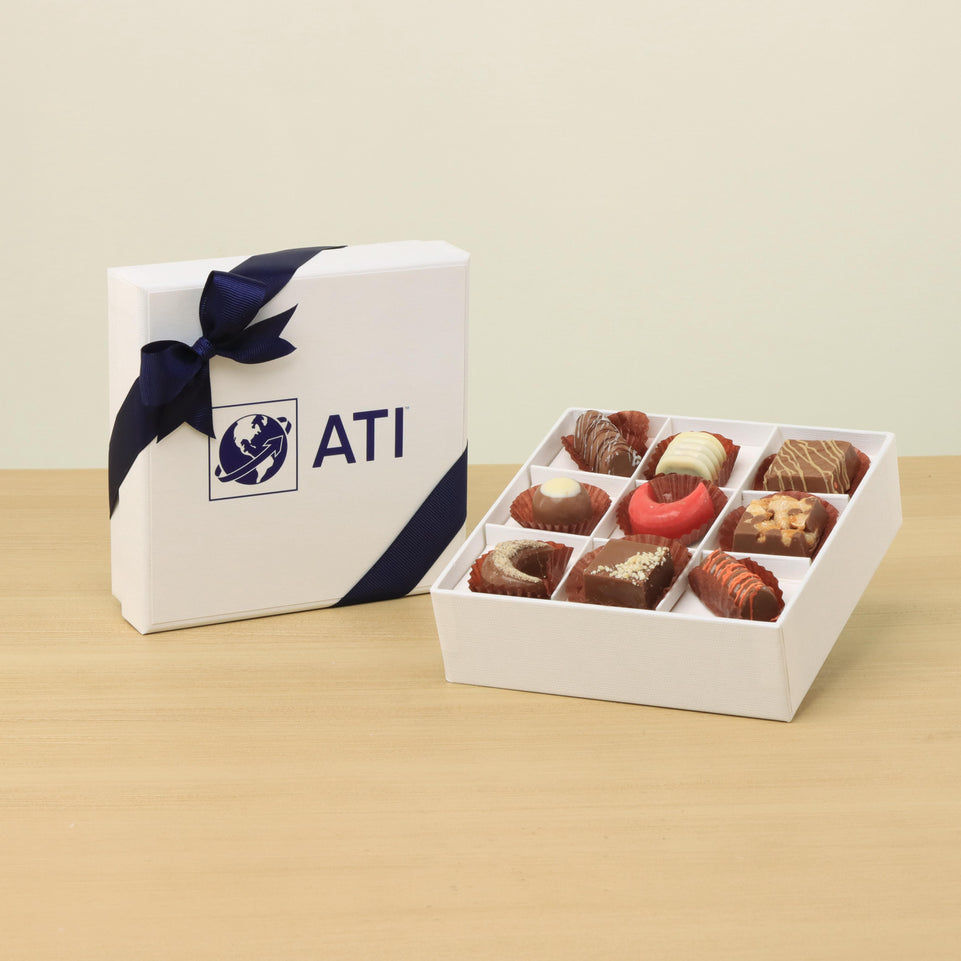 Set of 5 Corporate customize designed premium chocolate 9P hard box