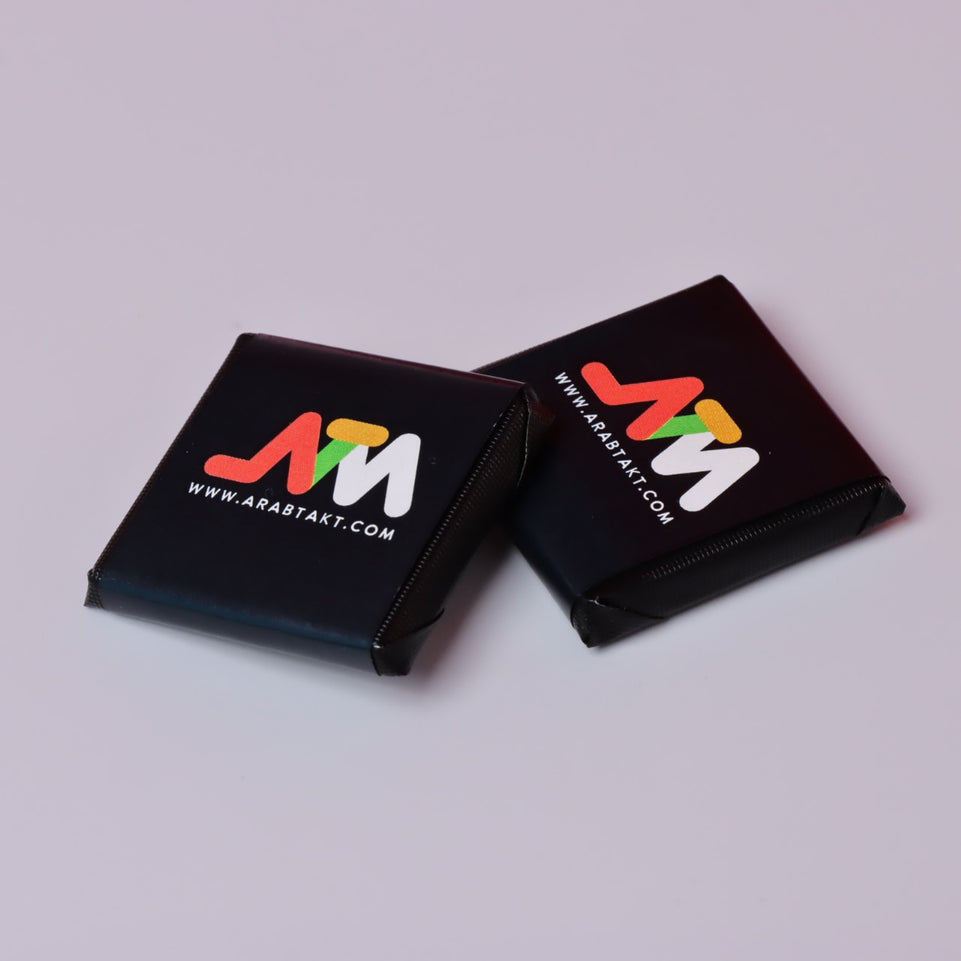 Corporate branded thin loose chocolate