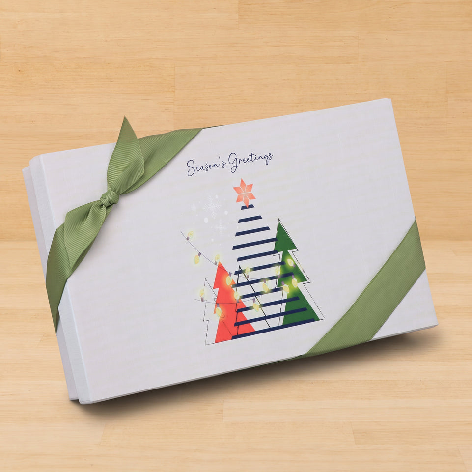 Season's greeting designed premium chocolate 15p hard box