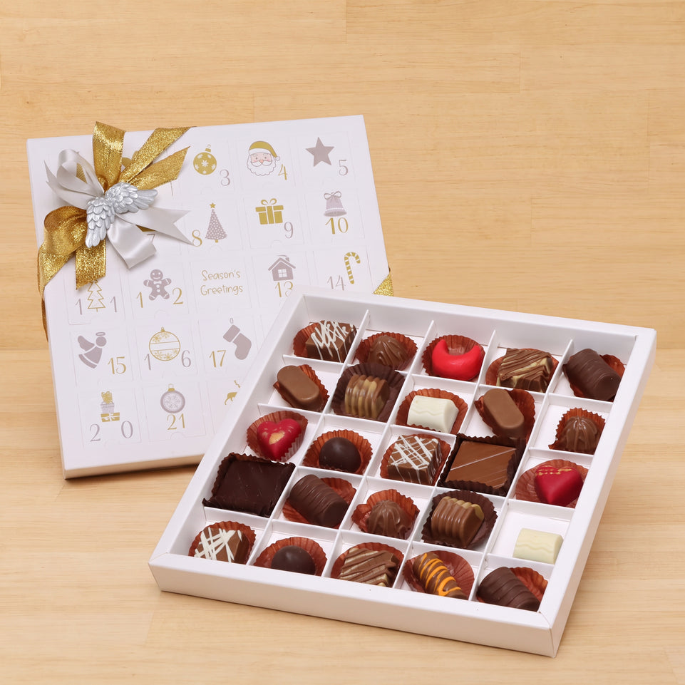 Christmas advent calendar premium chocolate box