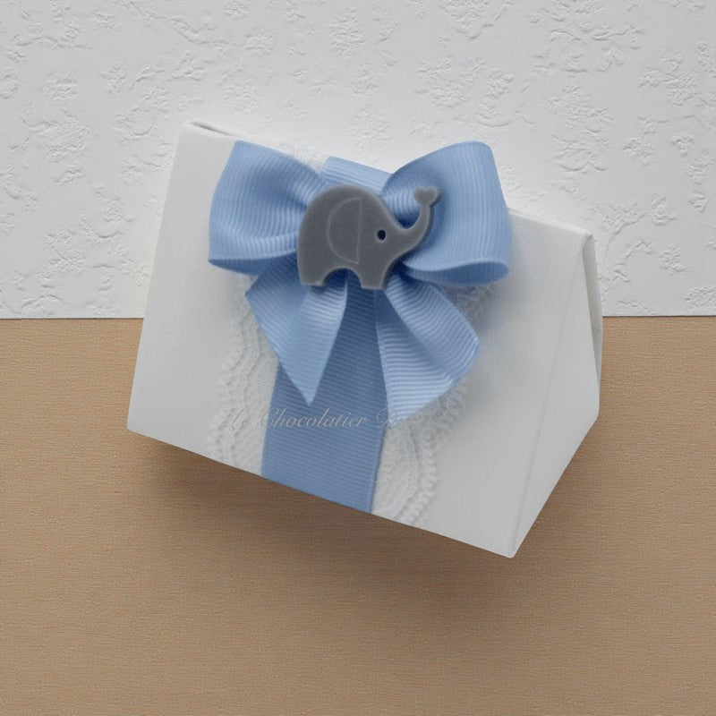 Set of 20 Acrylic elephant decorated chocolate triangle box