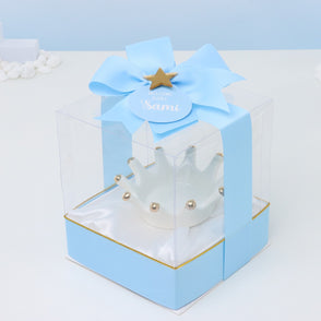 Set of 20 pcs baby boy crown white pl...
