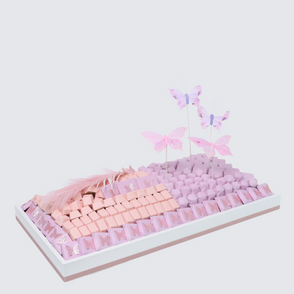 Butterfly decorated chocolate large l...