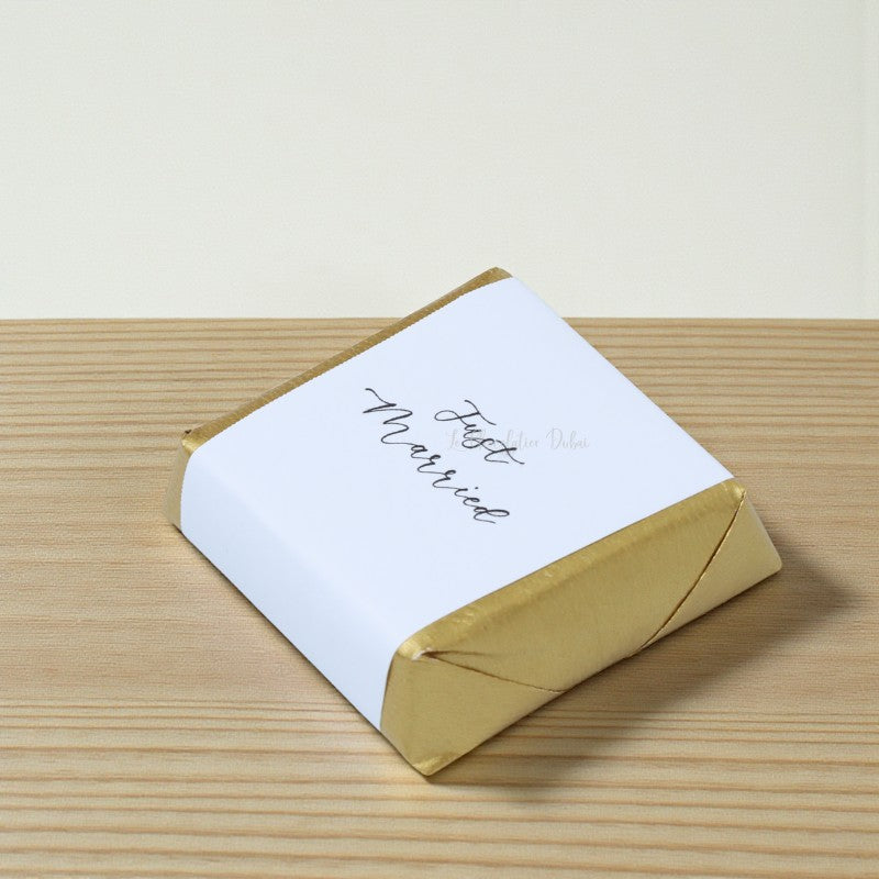 Bridal "just married" premium chocolate