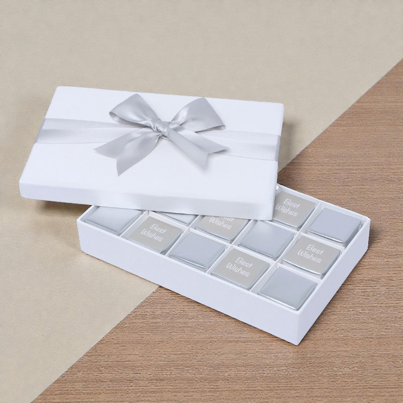 Best wishes silver classic 15P premium chocolate hard box