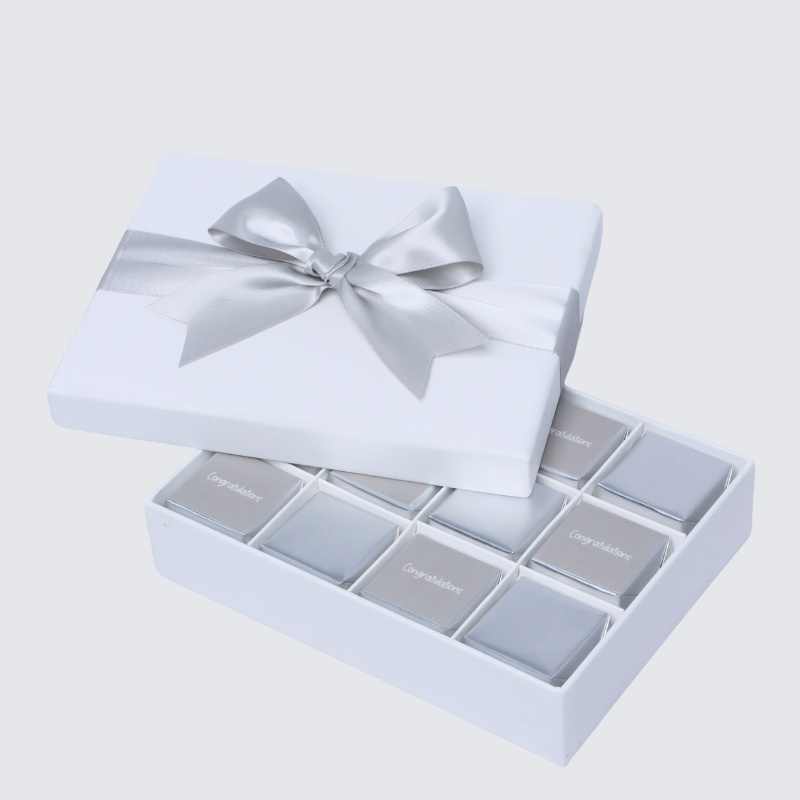 Congratulations classic 12P premium chocolate hard box