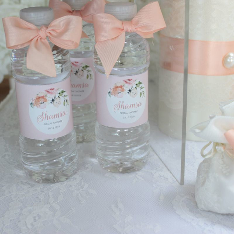 Bridal floral luxury dessert table