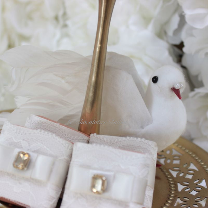 Bridal floral luxury dessert table