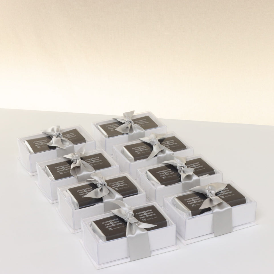 Corporate branded chocolate view top box 3a rental