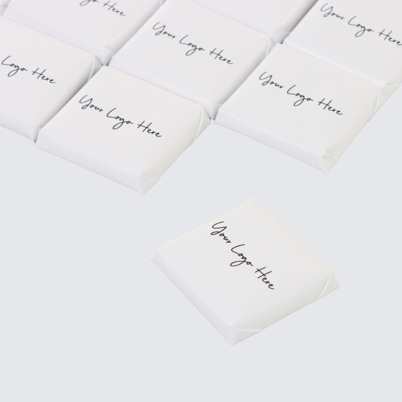 Corporate branded thin loose premium chocolate