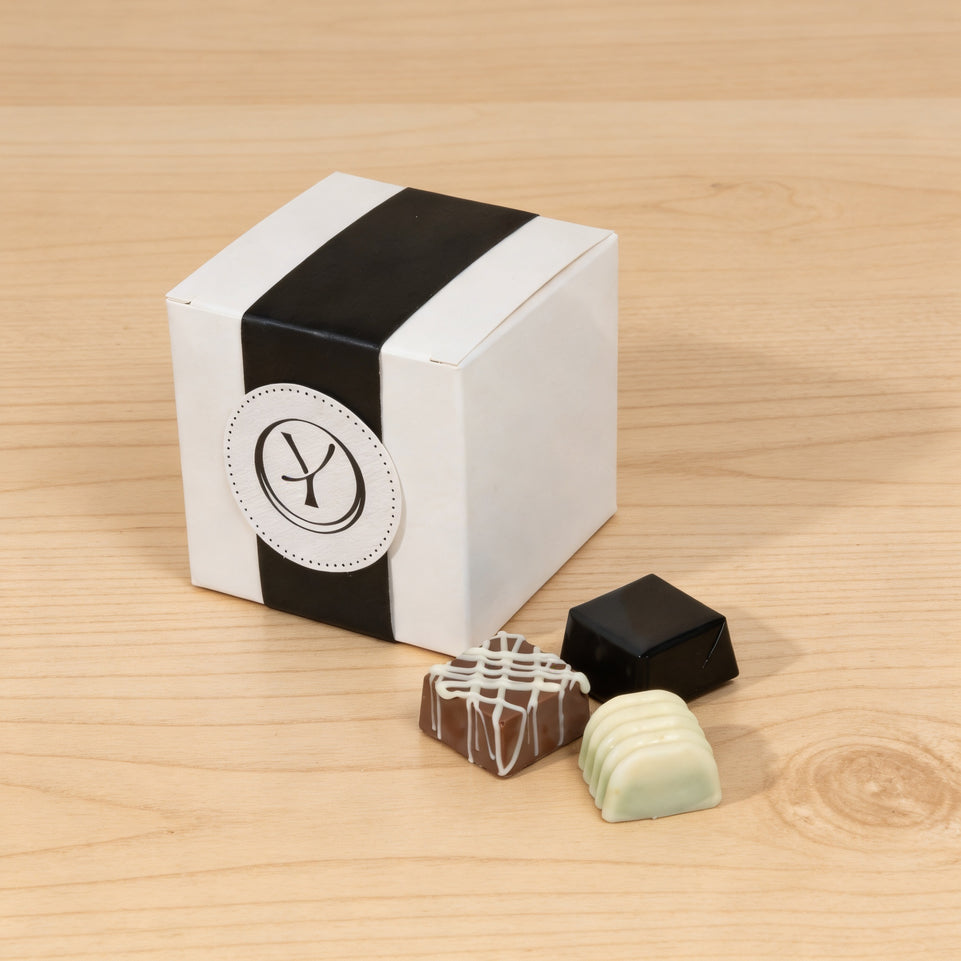 Set of 20 Corporate customized premium chocolate cube box