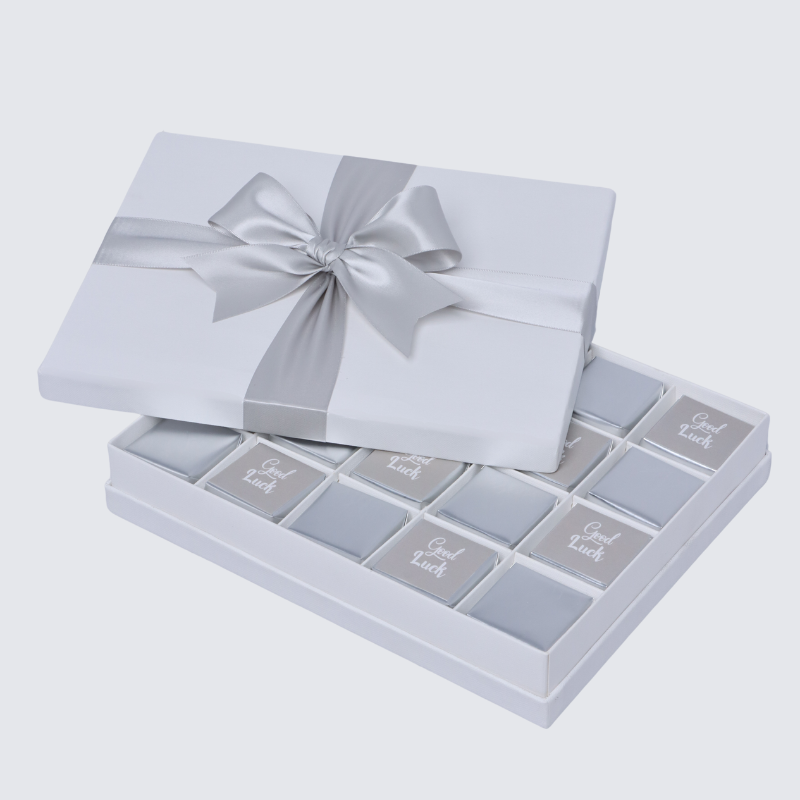 Good luck classic silver 20-piece premium chocolate hard box