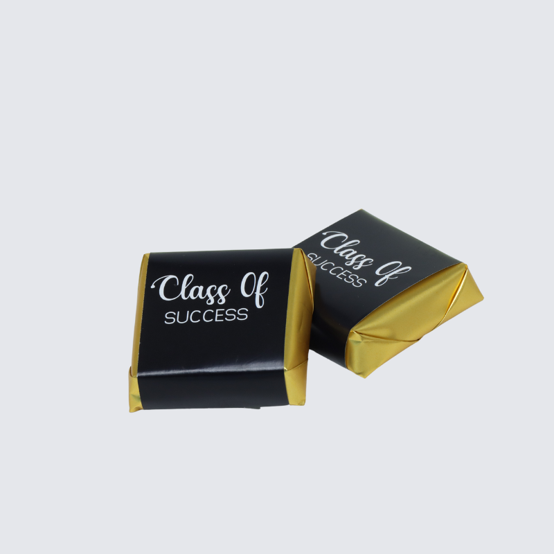 Graduation designed "Class of success" premium chocolate