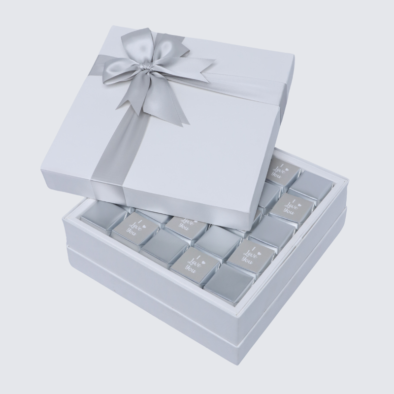 "I love you" classic 25-piece premium chocolate hard box