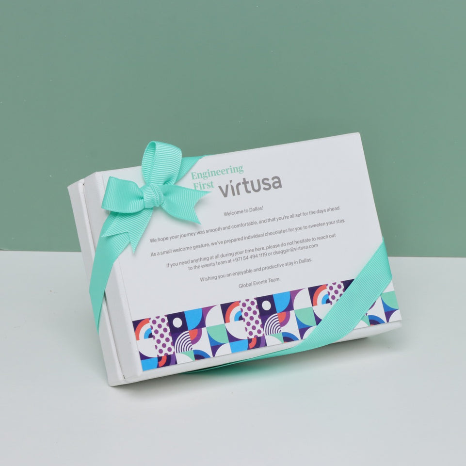 Set of 8 Corporate customized premium chocolate 6P hard box