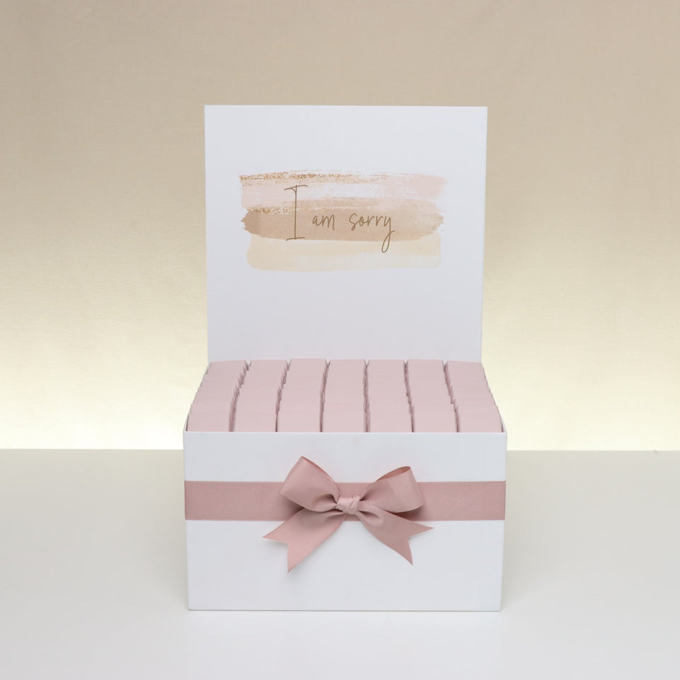 I'm sorry stain designed chocolate extra large hamper