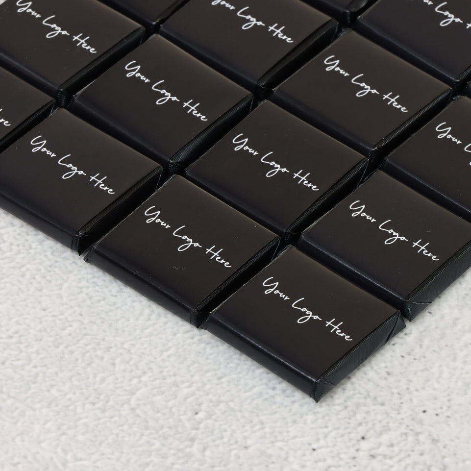 Corporate branded thin loose premium chocolate
