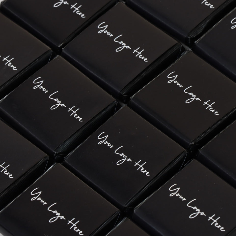 Corporate branded thin loose premium chocolate