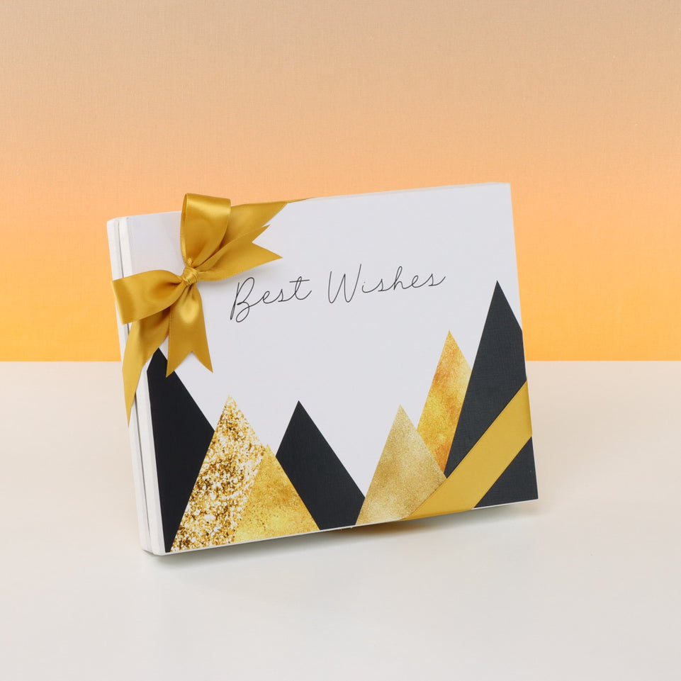 Best wishes geometric designed 20P premium chocolate hard box