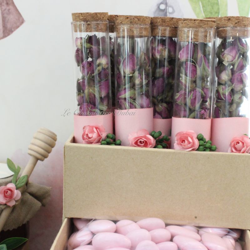 Dried rose glass jar giveaway