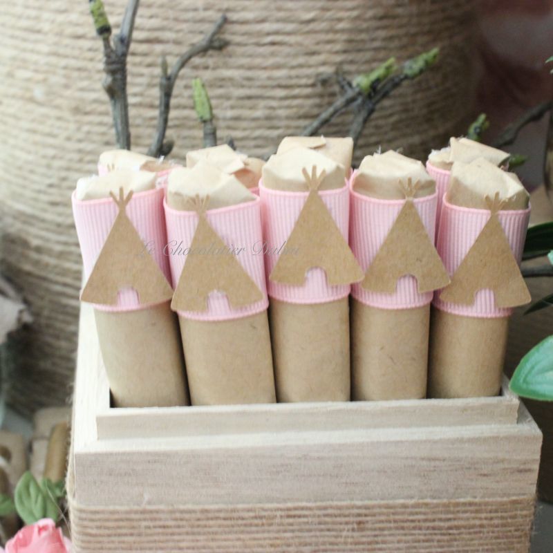Boho decorated loose chocolate stick