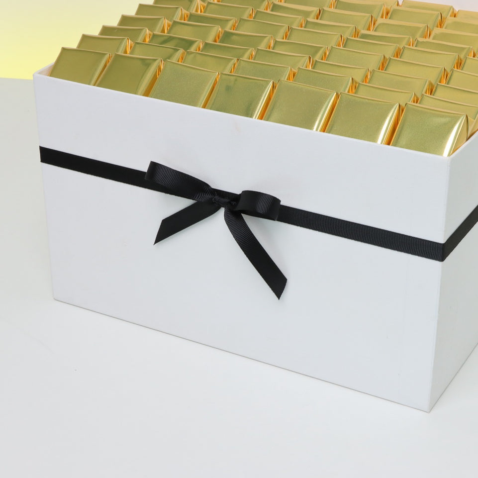 "Brighten your day" sun streak designed premium chocolate extra large hamper