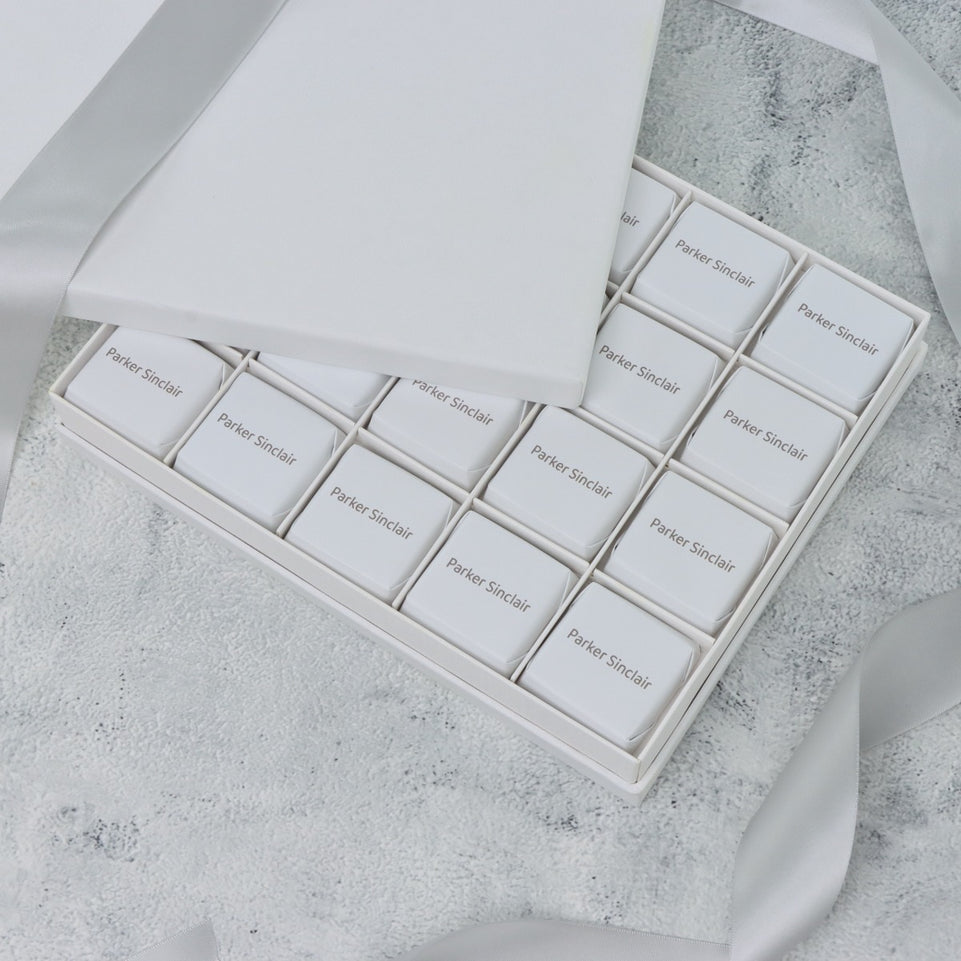 Corporate branded chocolate hard box