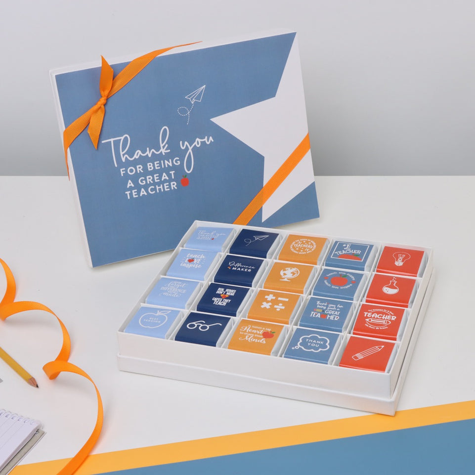 Teacher's appreciation " thank you 20-piece premium chocolate hard box