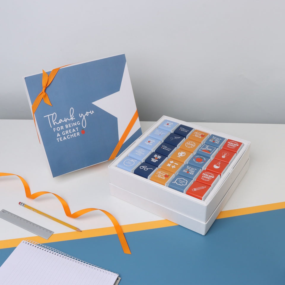 Teacher's appreciation " thank you 25-piece premium chocolate hard box