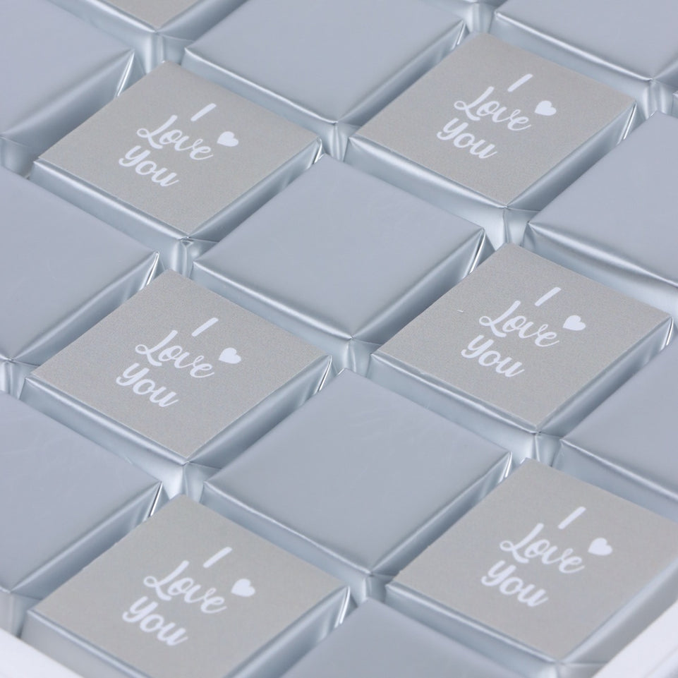 "I love you" classic 9-piece premium chocolate hard box