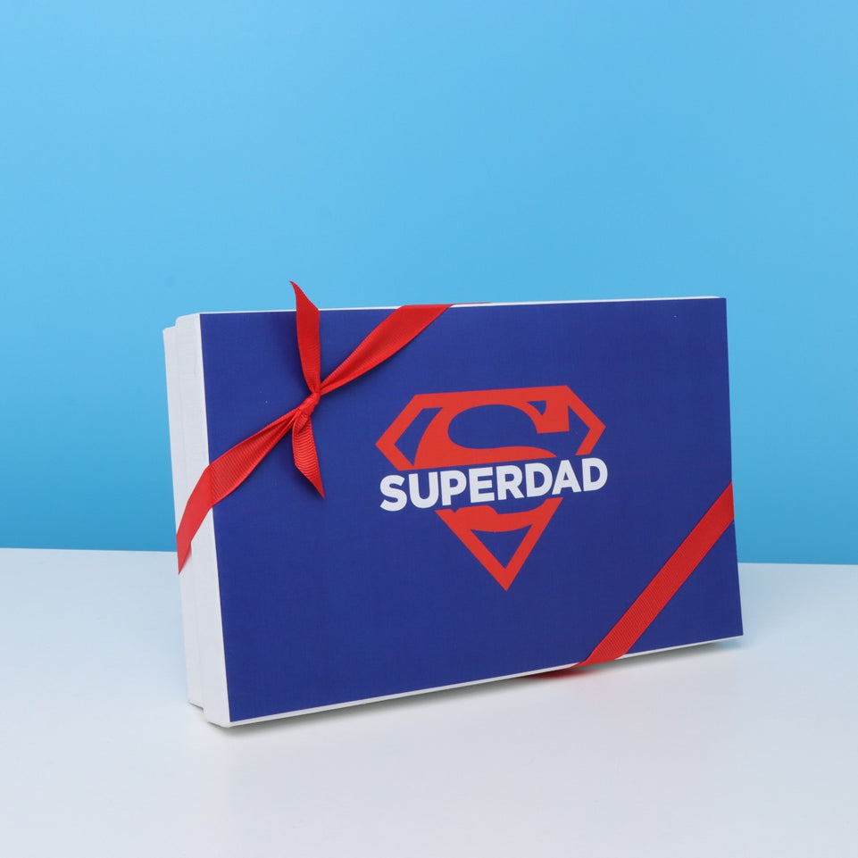 Father's day "Superdad" designed chocolate 15P hard box