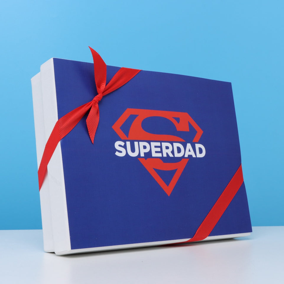 Father's day "Superdad" designed chocolate 20P hard box