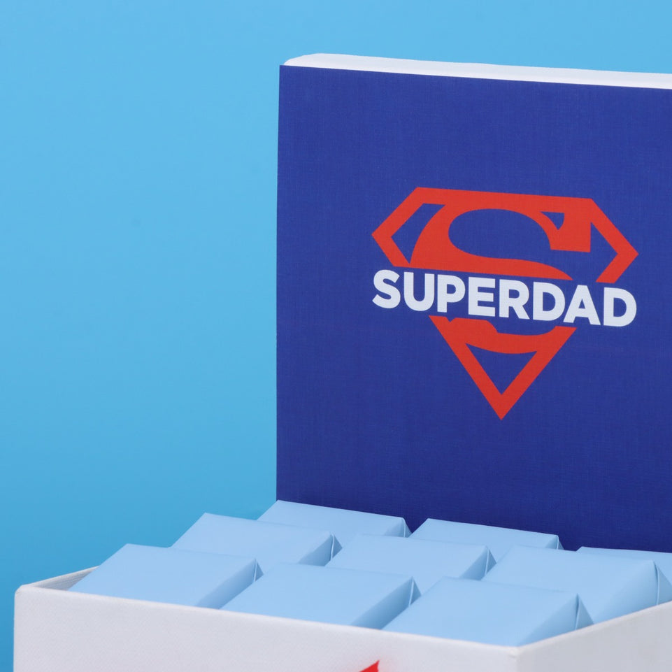 Father's day "Super dad" designed chocolate small hamper