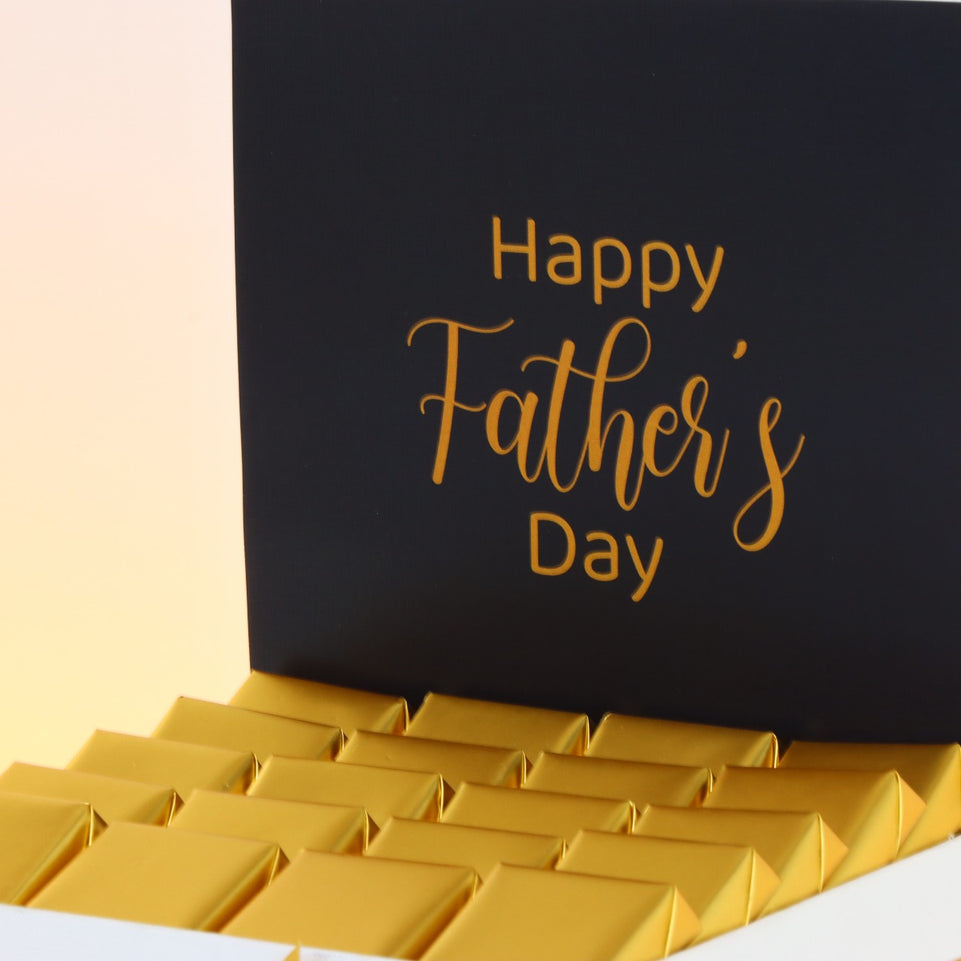 "Father's day" minimalist designed chocolate medium hamper