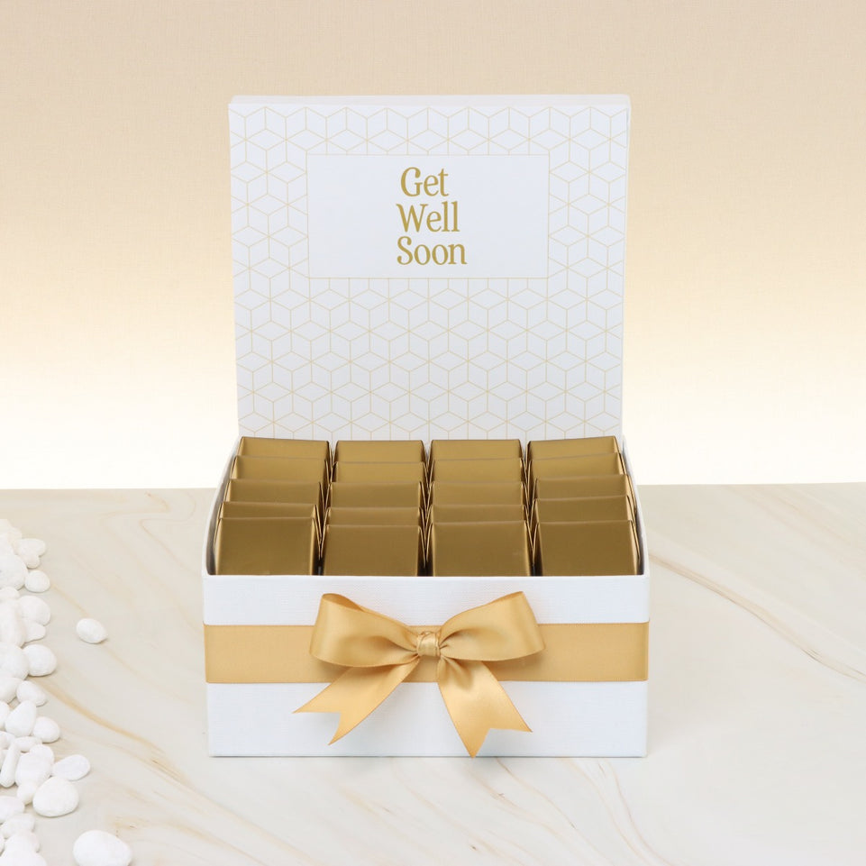 Get well soon classic designed chocolate medium hamper