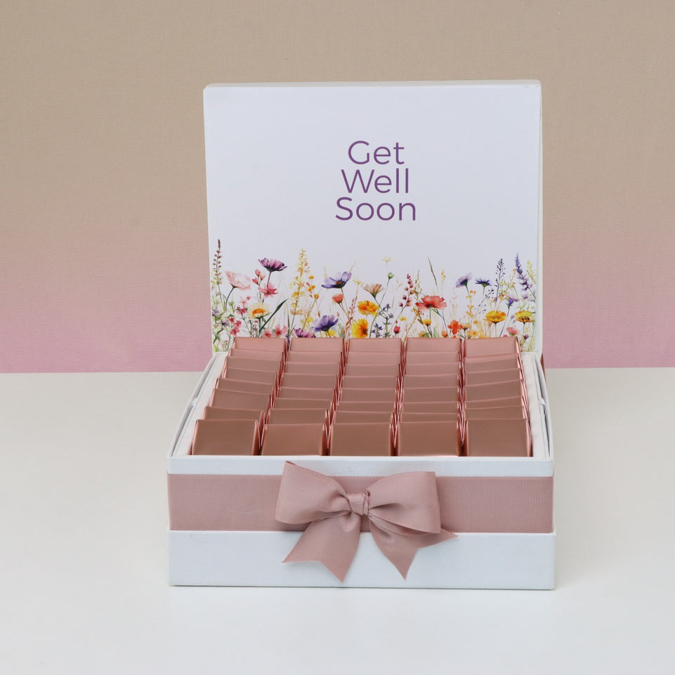 Get well soon floral designed premium chocolate large hamper