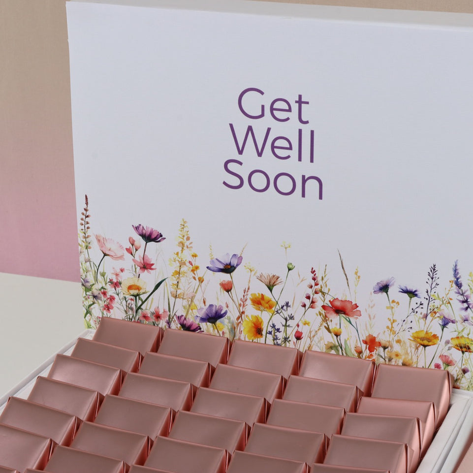 Get well soon floral designed premium chocolate large hamper