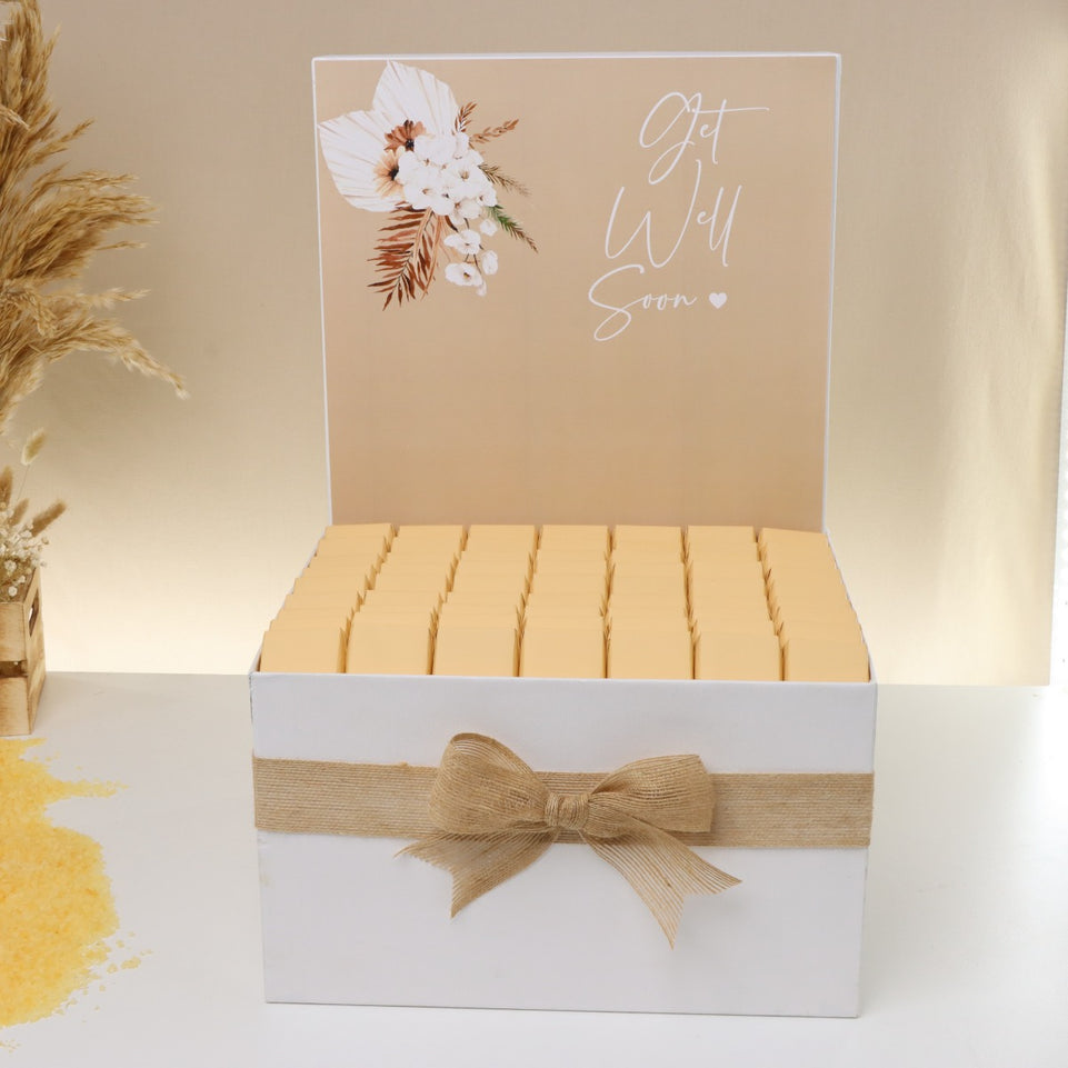 Get well soon flower boho designed chocolate extra large hamper