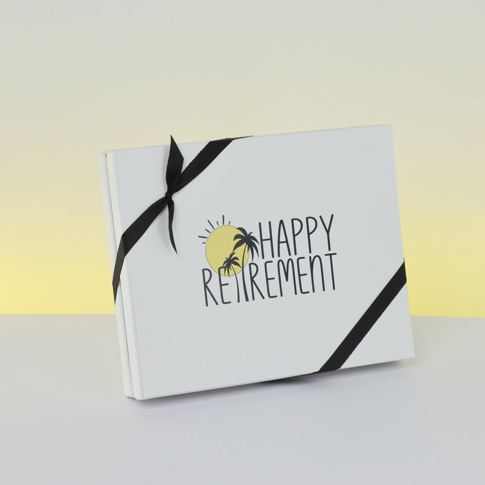 "Happy retirement" designed 20-piece premium chocolate hard box