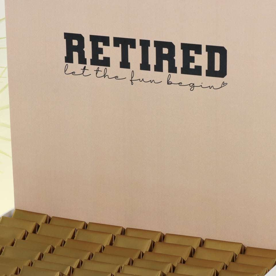 "Let the fun begin" retirement designed extra large hamper