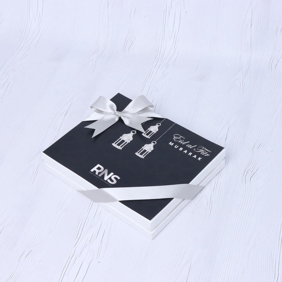 Set of 3 Corporate branded premium chocolate hard box with designed top card.