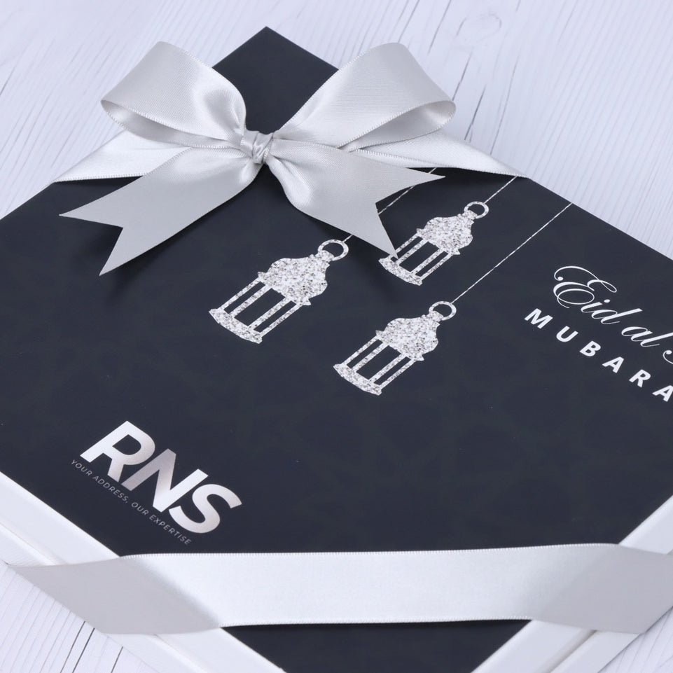 Set of 3 Corporate branded premium chocolate hard box with designed top card.