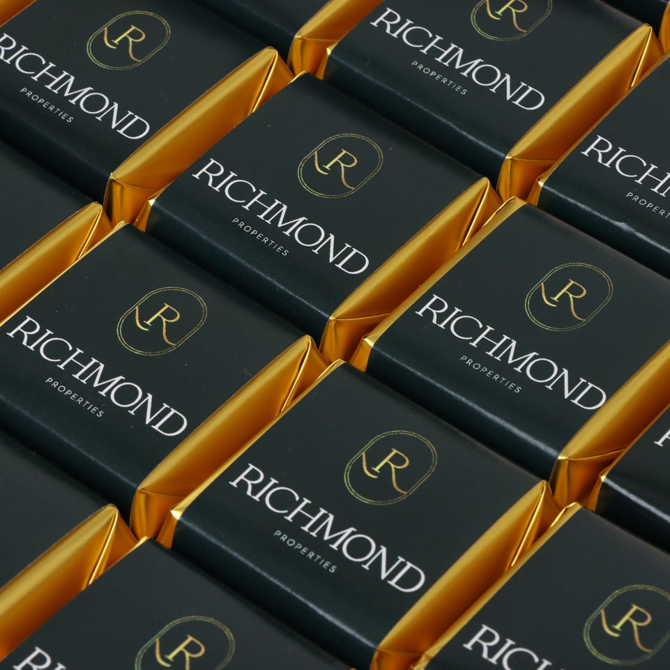 Set of 2 Corporate customized premium chocolate hard box